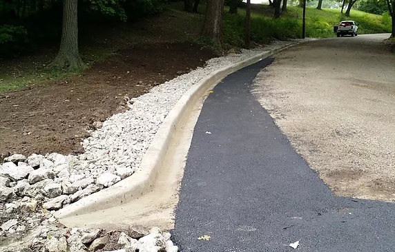Curb and Rock